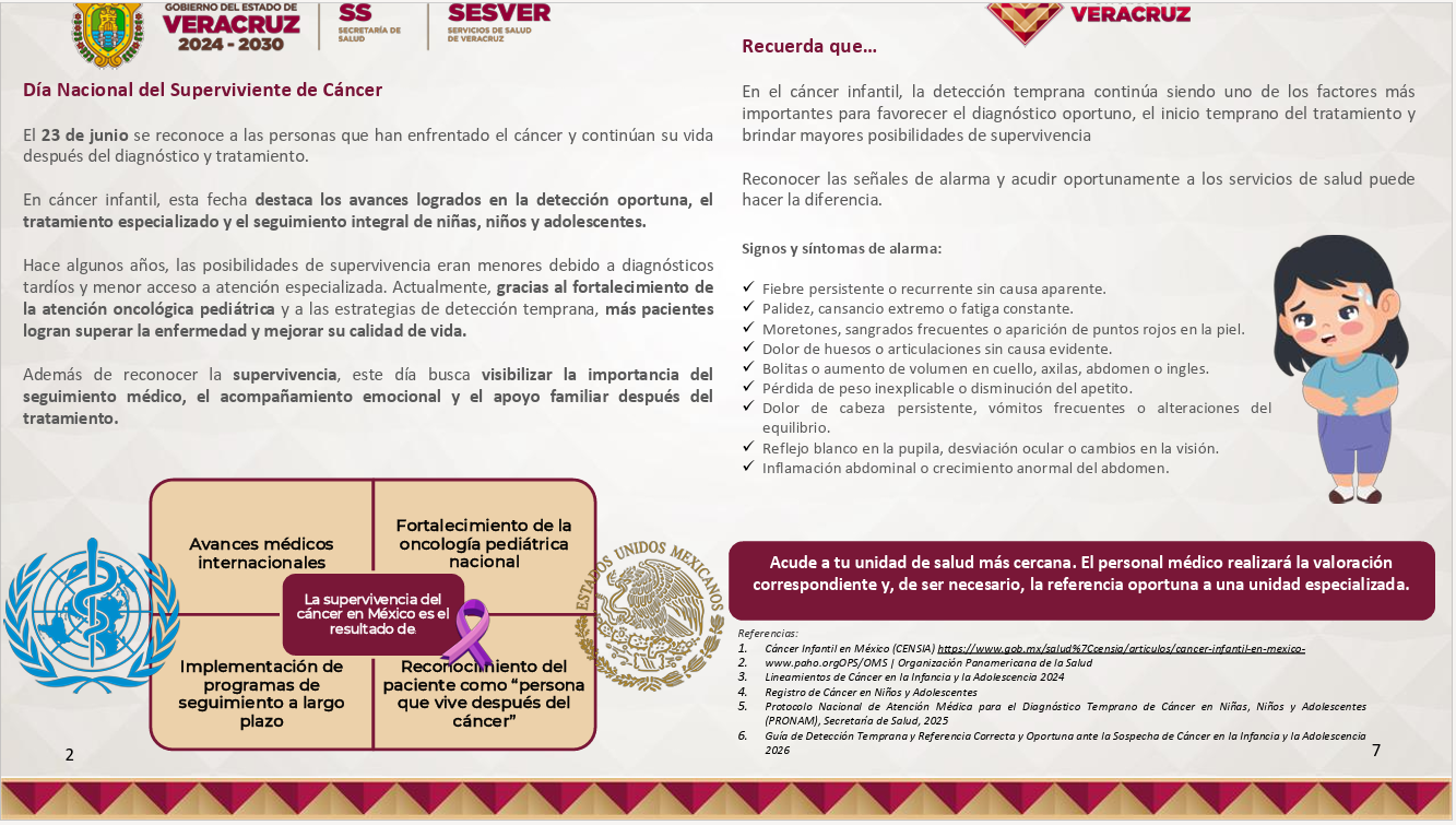 DIA NACIONAL DEL SUPERVIVIENTE DE CANCER