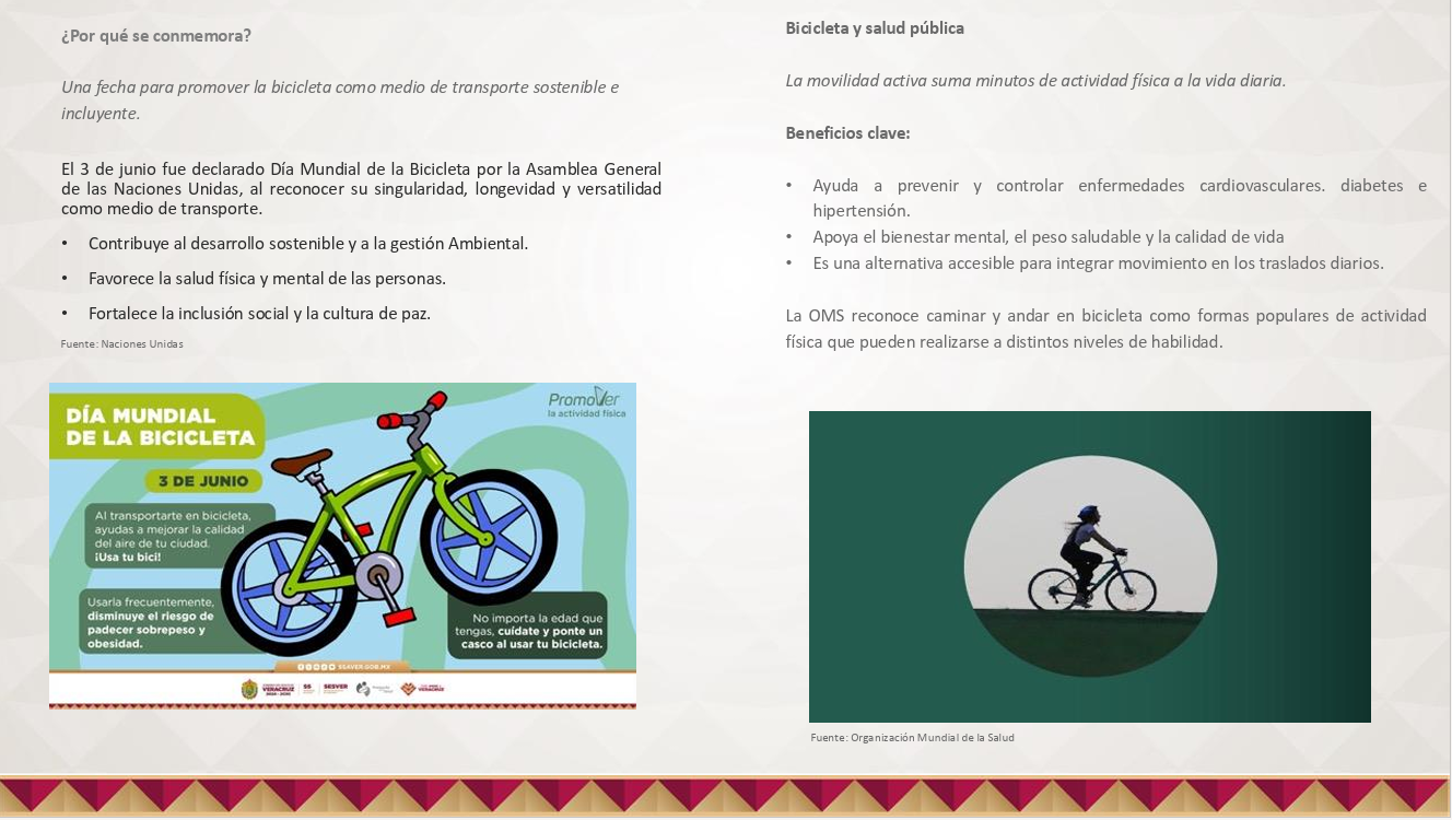 Día Mundial de la Bicicleta 3 de junio