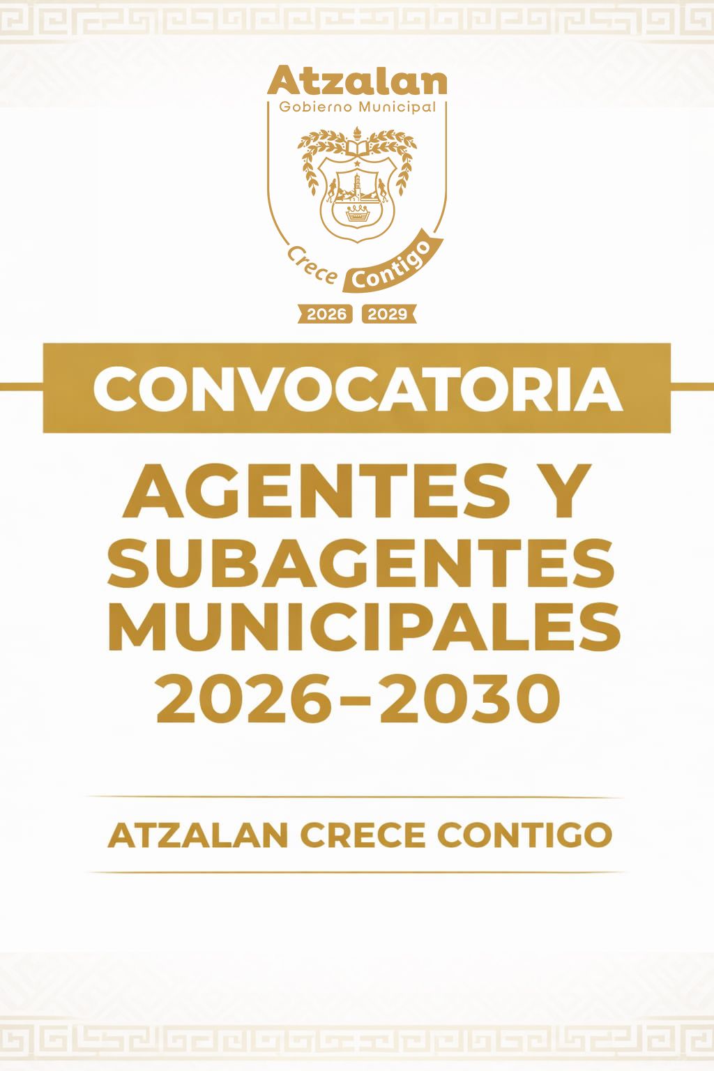 Proceso de Elección de Agentes y Subagentes Municipales 2026-2030