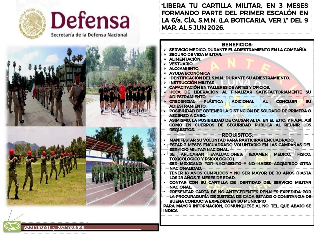 LIBERA TU CARTILLA EN SOLO 3 MESES